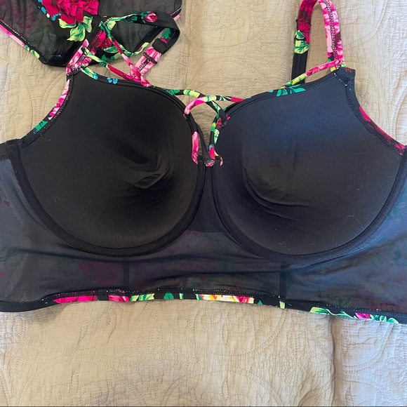 Torrid bikini SET! Push-up dd/f 3x top and matching mesh inset 4x bottoms - Picture 7 of 10